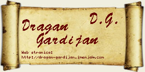 Dragan Gardijan vizit kartica